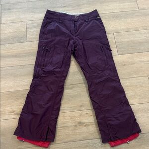 Lots Purple Cargo Snow Pants